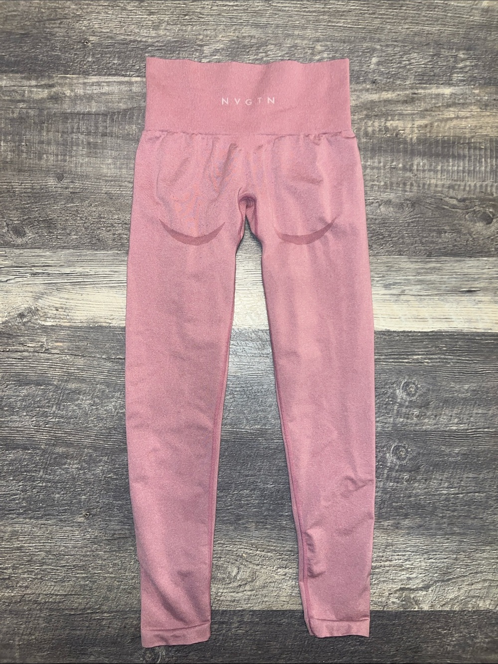 NVGTN Seamless Contour Leggings Mauve Dusty Pink Size Small
